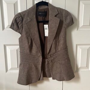 Brand new with tag BCBG Maxazria short sleeve blazer.  Size S